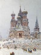 Nikolay Nikanorovich Dubovskoy Church of St. Basil. painting